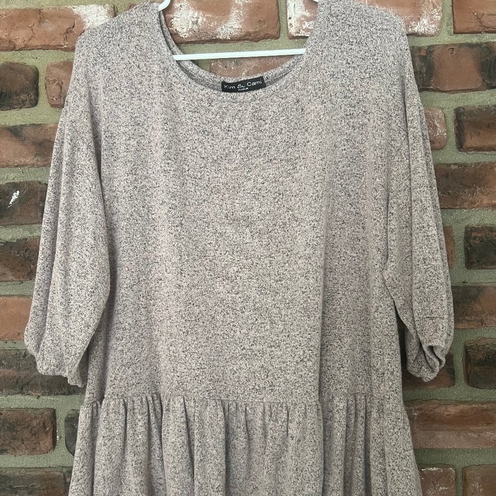 Blush sweater top